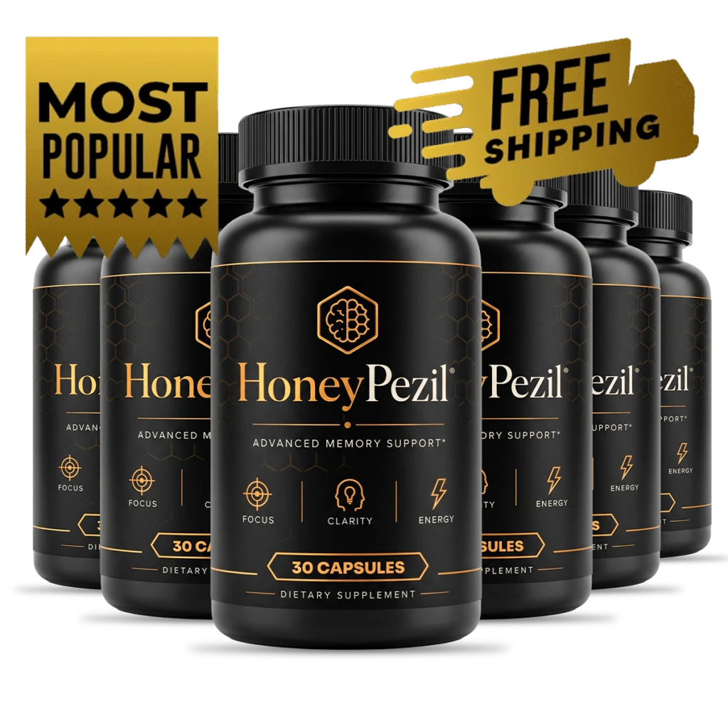 Honeypezil dietary supplement six bottle pack